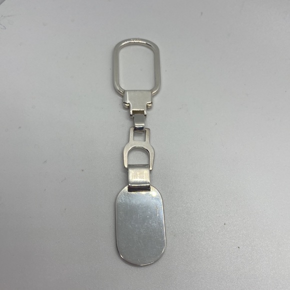 Paracci Sterling Silver 18K Yellow Gold Italian Key Ring Unisex - Picture 2 of 5